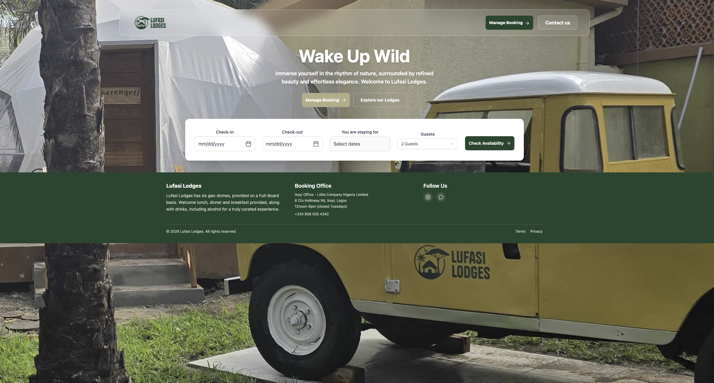 Lufasi Lodges
